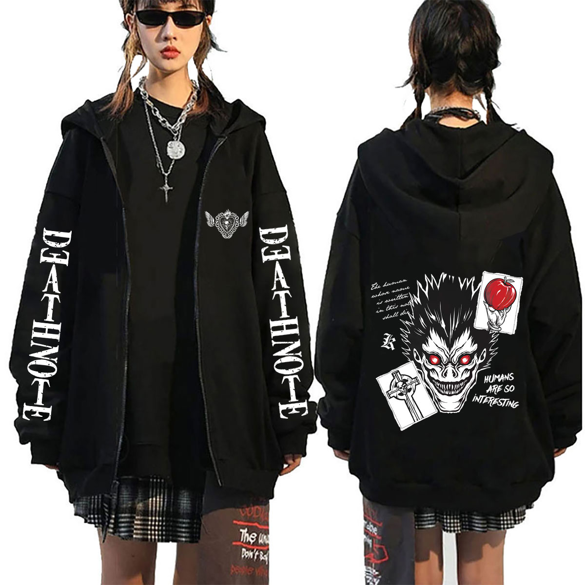 Anime Death Note Ryuk Merch Zi - مراجعة Anime Merch Hoodie وسعره