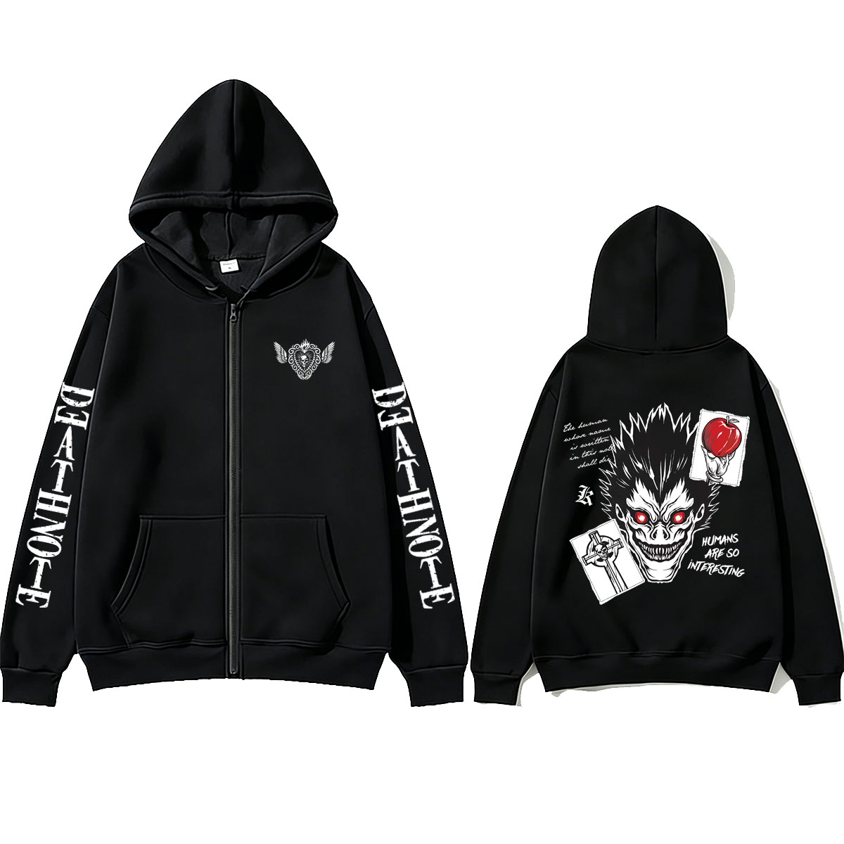 Anime Death Note Ryuk Merch Zi - مراجعة Anime Merch Hoodie وسعره