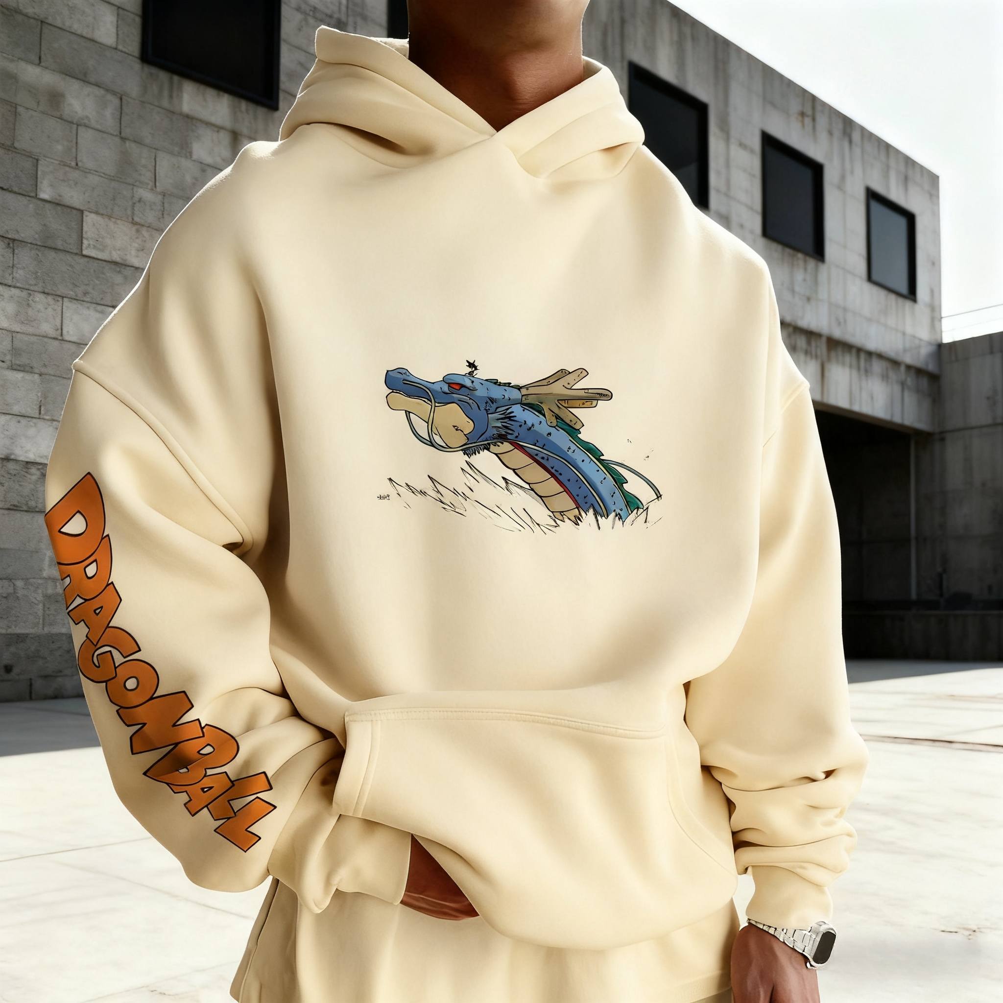 Dragon Ball Anime Goku Khaki H - مراجعة Anime Merch Hoodie وسعره