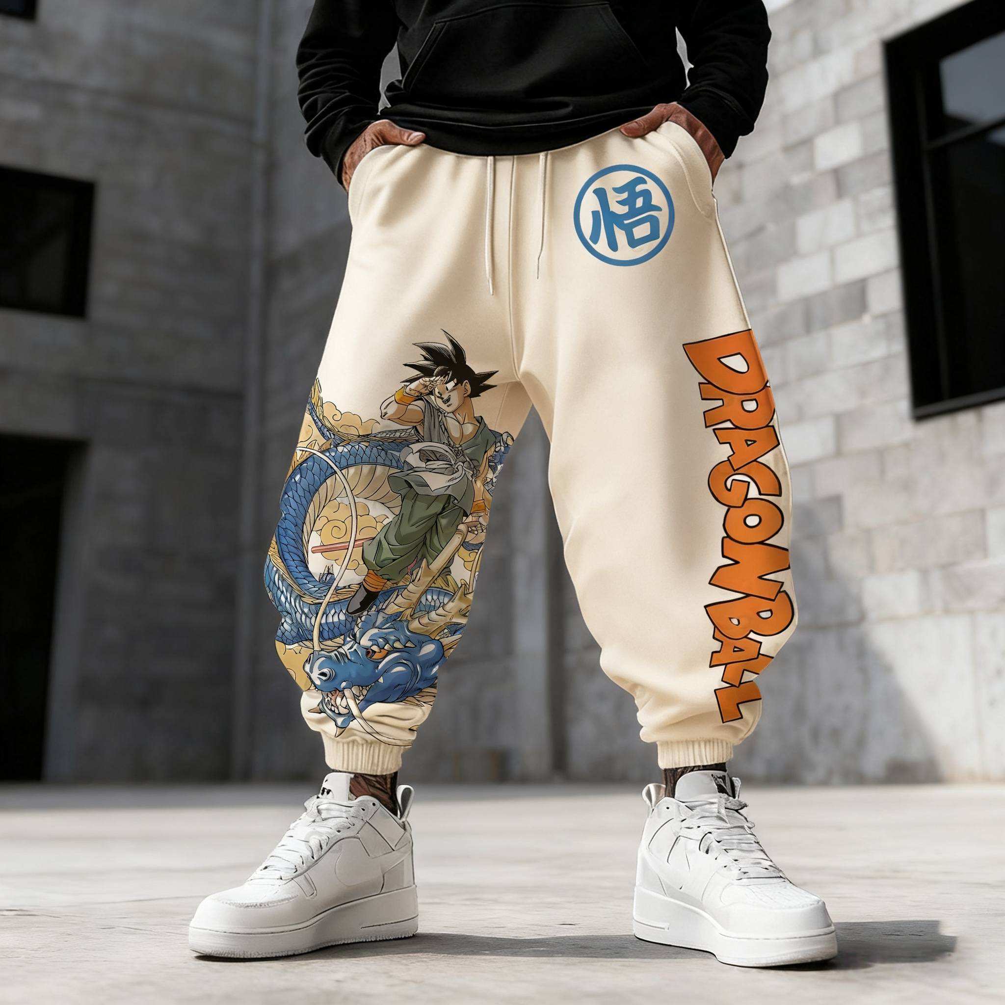 Dragon Ball Anime Goku Khaki H - مراجعة Anime Merch Hoodie وسعره