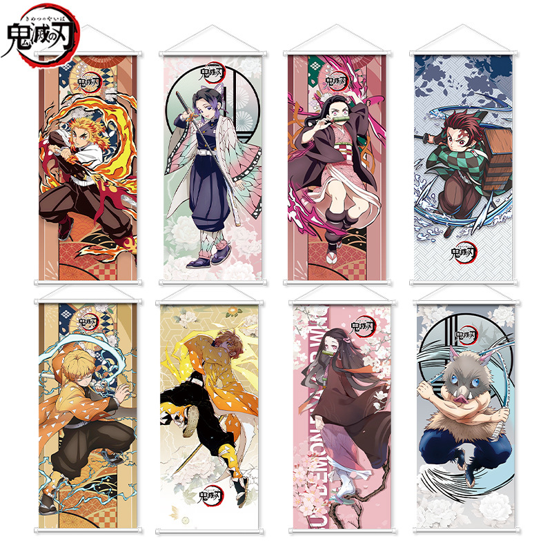 Demon Slayer Wall Scroll Nezuk - مراجعة Anime Convention Merchandise وسعره