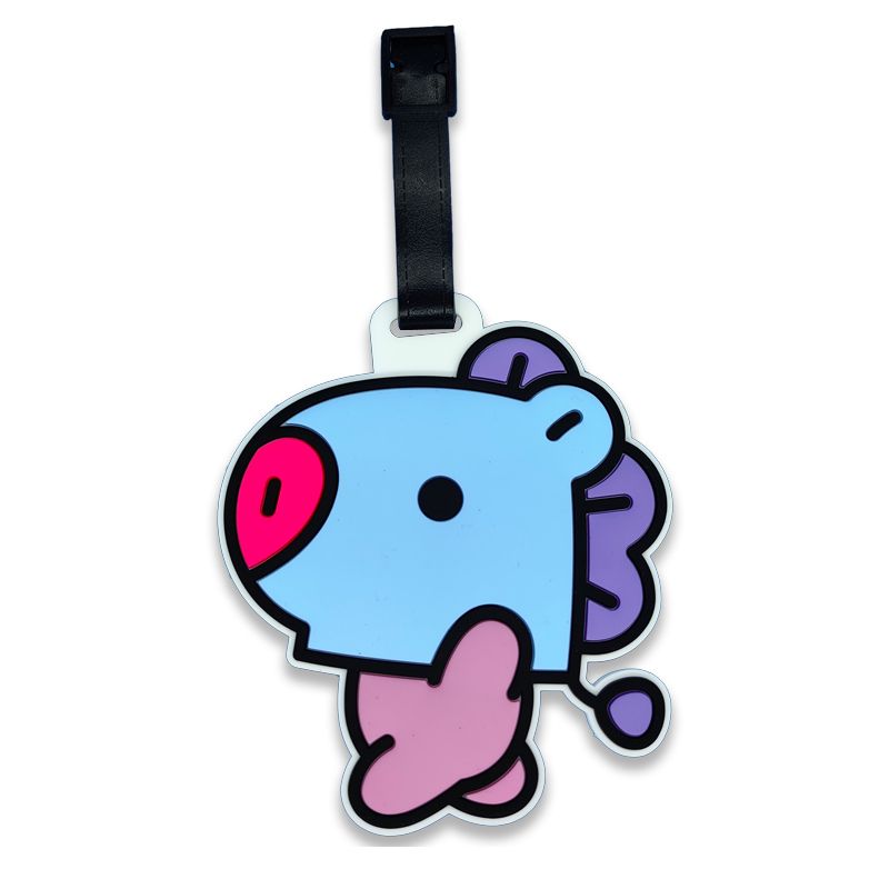 BT21 cartoon cute keychain Kaw - مراجعة Anime Cosplay Merchandise وسعره
