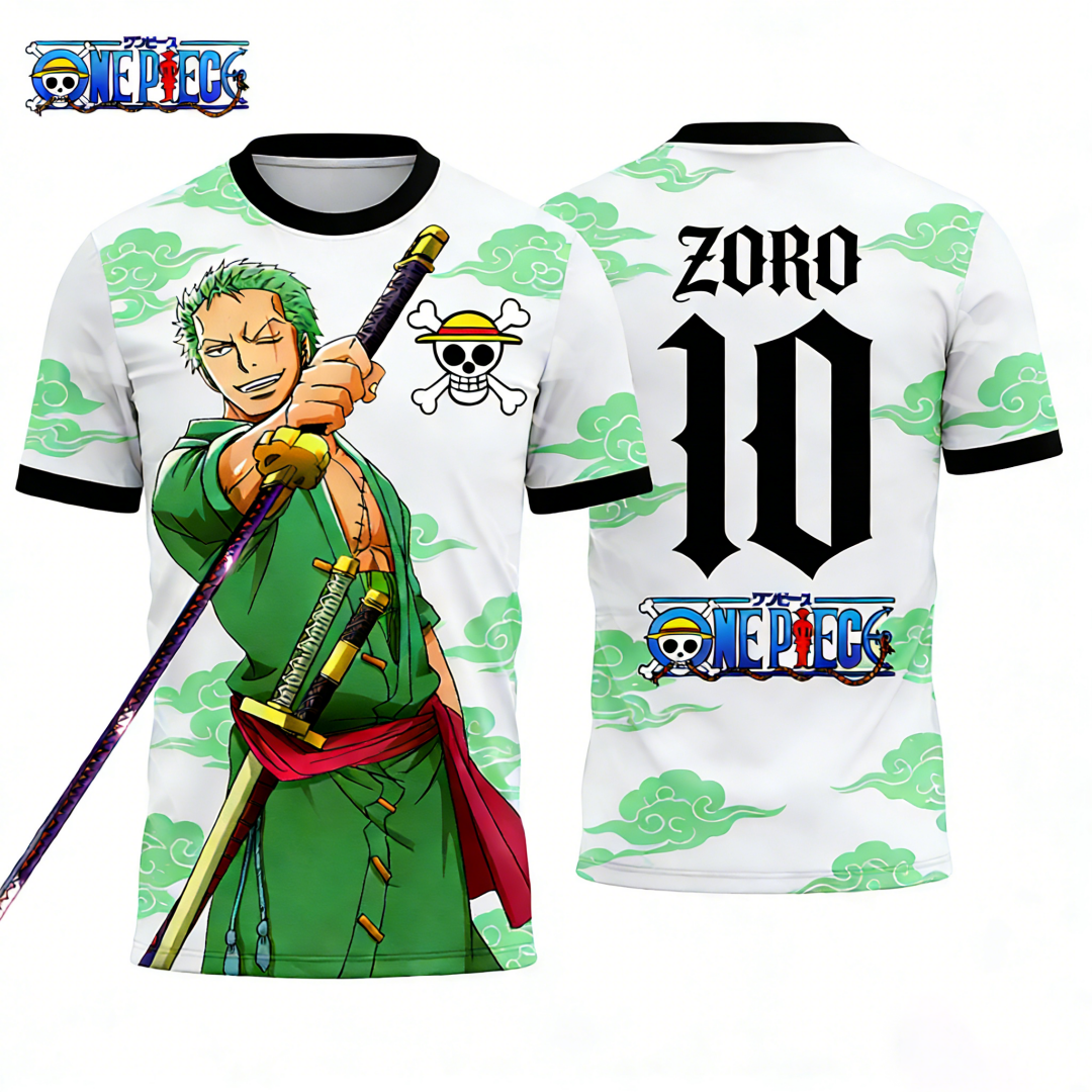 One Piece's Zoro Graphic T-shi - مراجعة Zoro Anime Merchandise وسعره