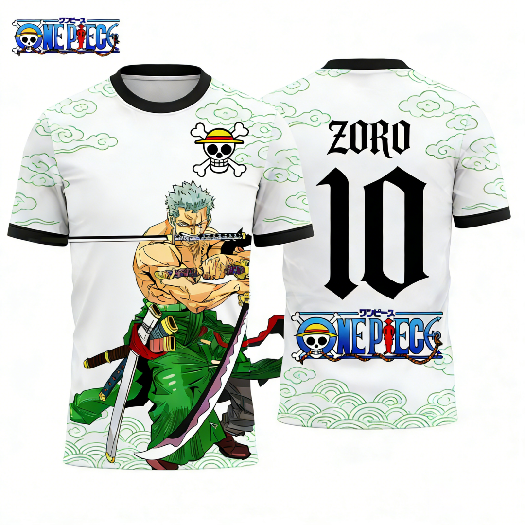 One Piece's Zoro Graphic T-shi - مراجعة Zoro Anime Merchandise وسعره