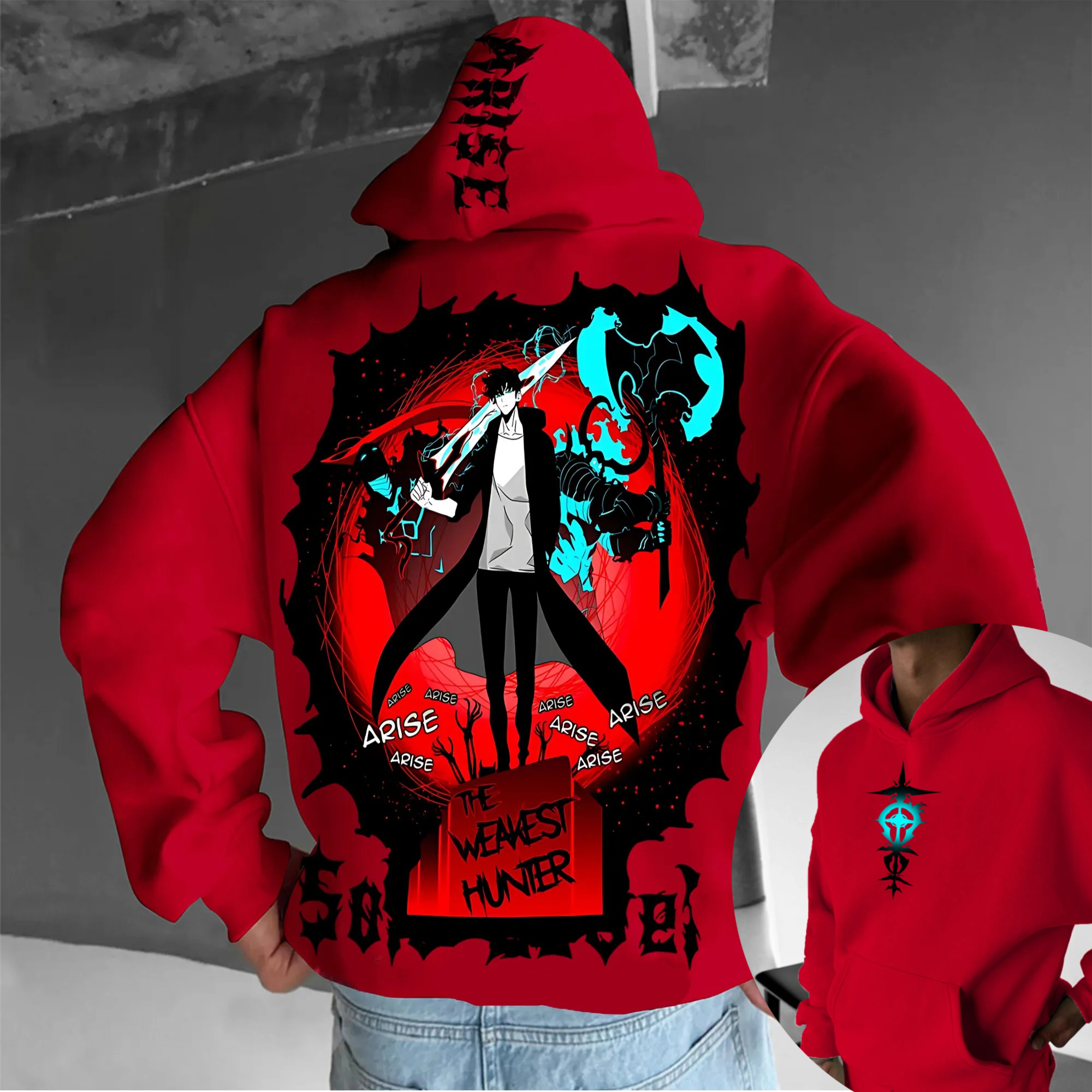 Solo Leveling Parent-child Clo - مراجعة Anime Merch Hoodie وسعره