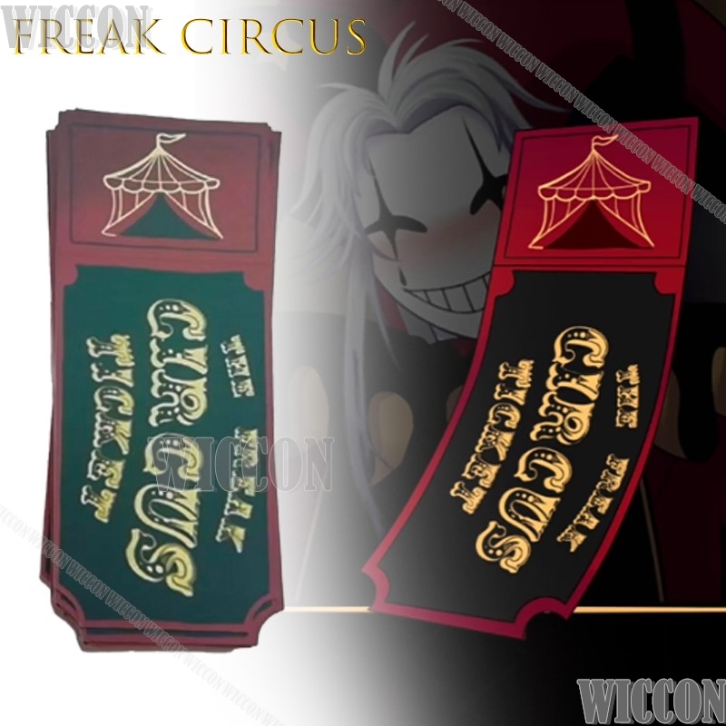 Freak Circus Ticket Card Red G - مراجعة Anime Cosplay Merchandise وسعره