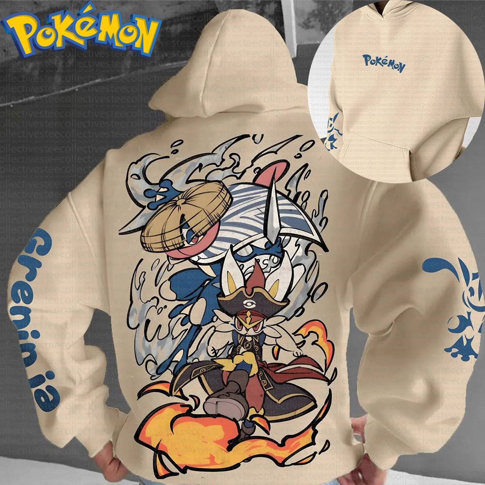 Pokemon Anime Greninja Inciner - مراجعة Anime Merch Hoodie وسعره