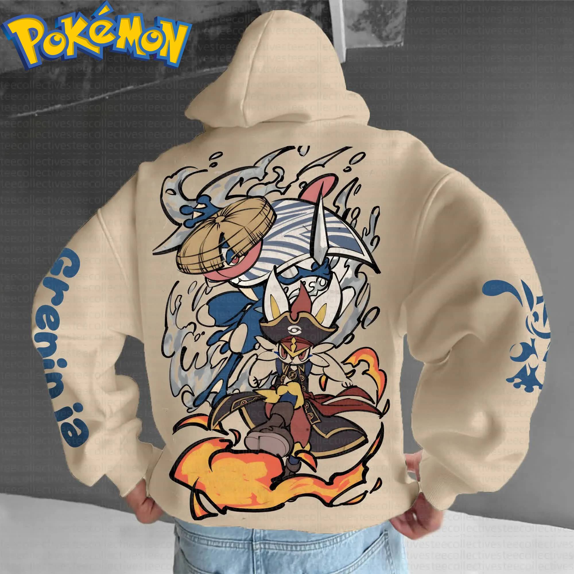 Pokemon Anime Greninja Inciner - مراجعة Anime Merch Hoodie وسعره