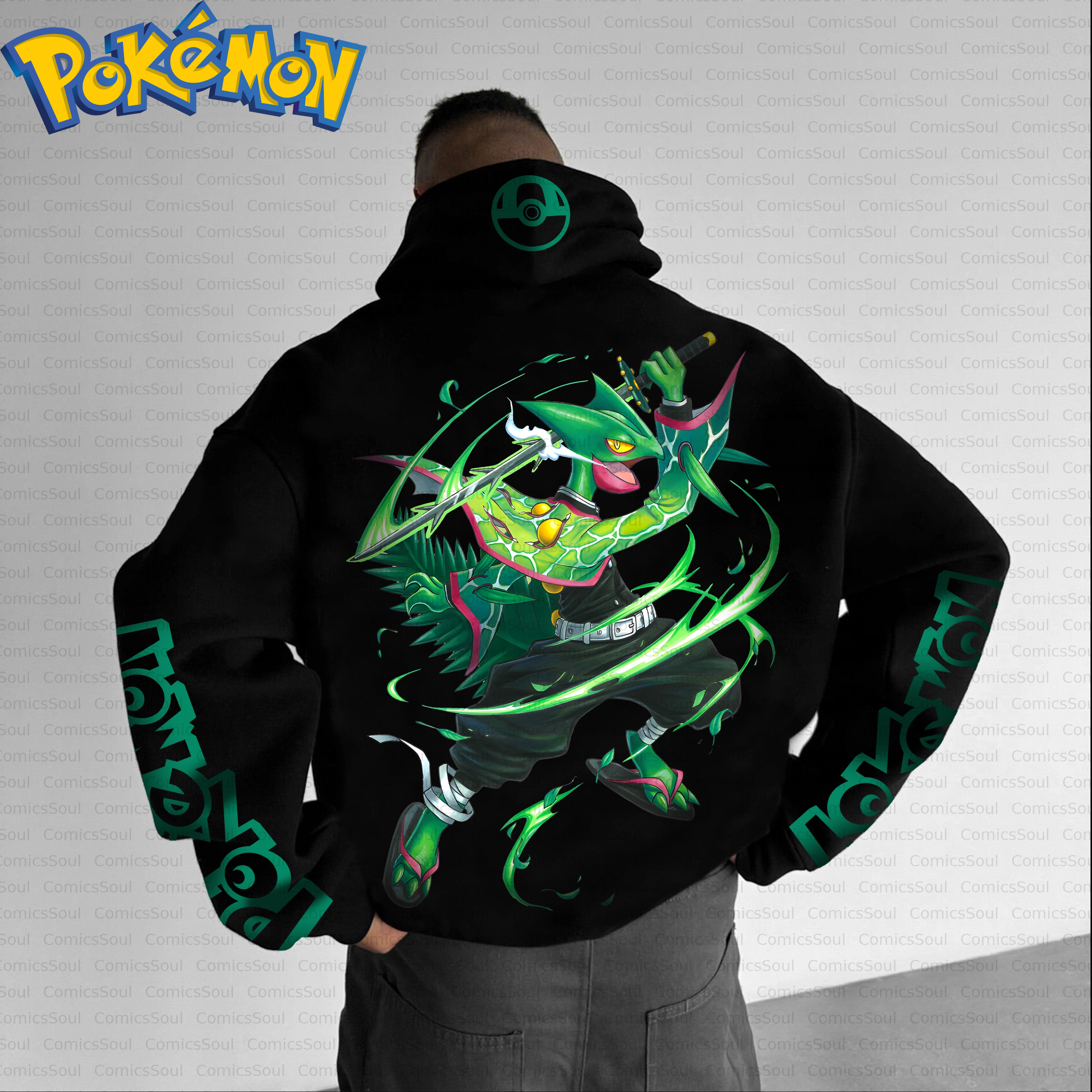 Black Cotton New Pokemon Hoodi - مراجعة Anime Merch Hoodie وسعره