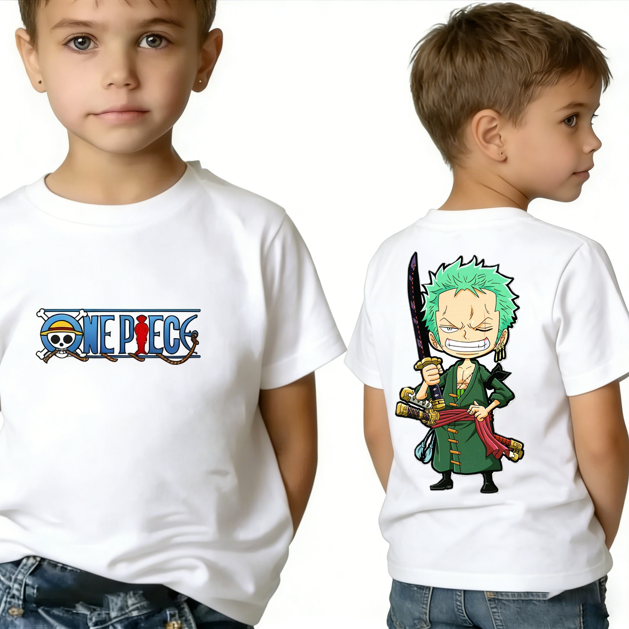 One Piece Boy's Girl's T Shirt - مراجعة Zoro Anime Merchandise وسعره