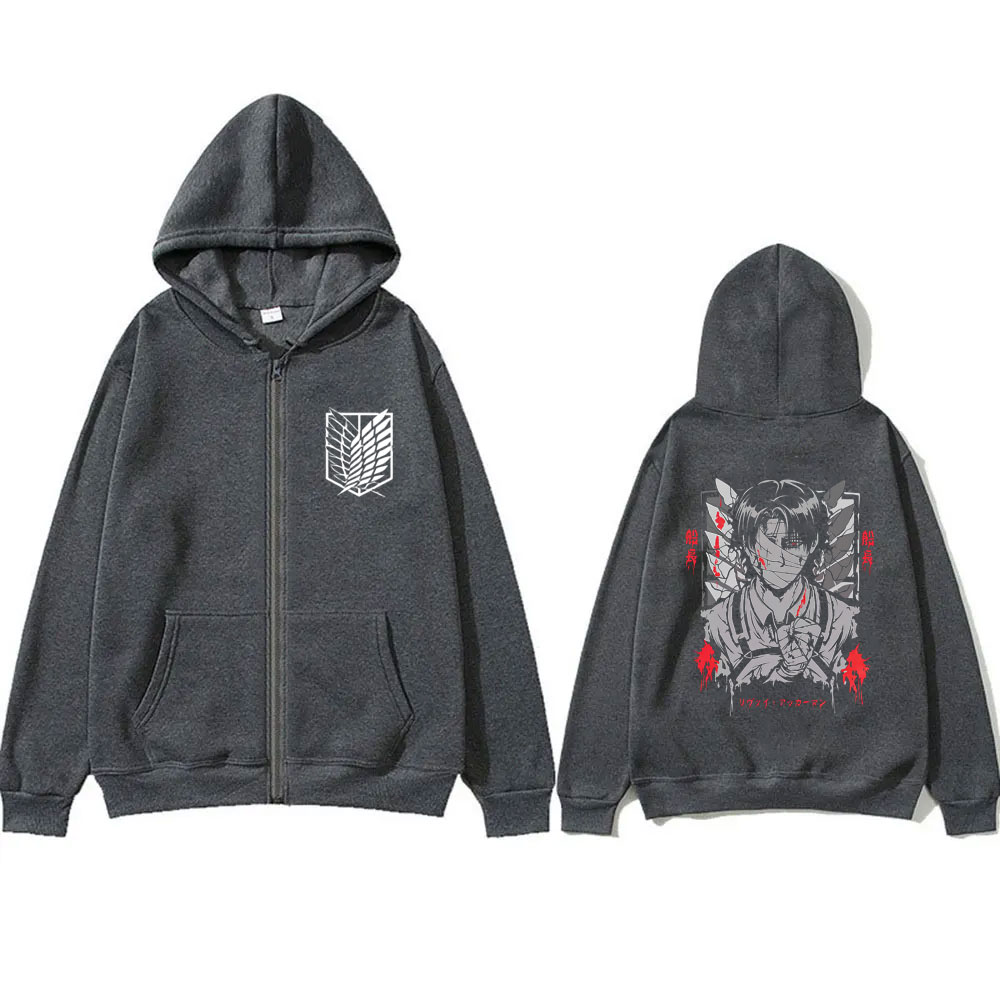 Anime Attack on Titan Levi Ack - مراجعة Anime Merch Hoodie وسعره