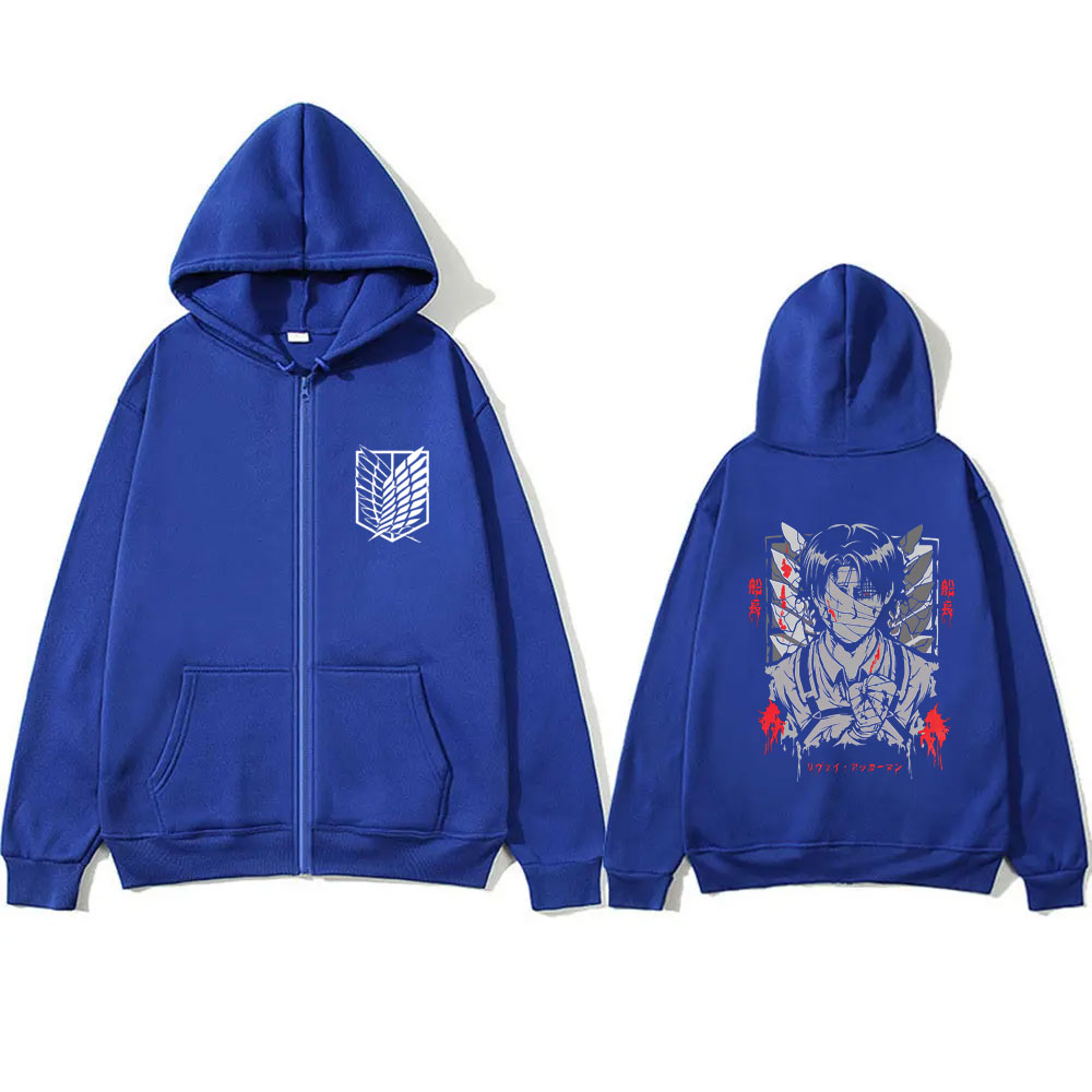 Anime Attack on Titan Levi Ack - مراجعة Anime Merch Hoodie وسعره