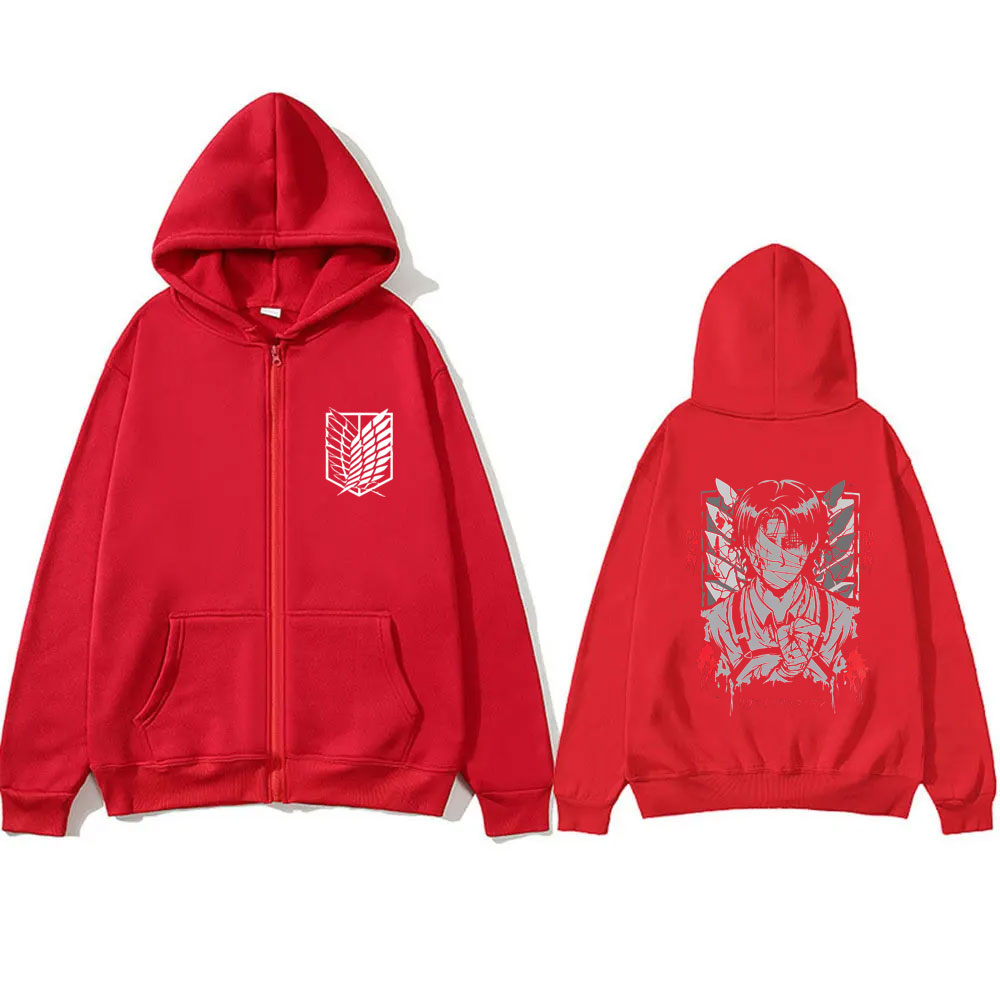 Anime Attack on Titan Levi Ack - مراجعة Anime Merch Hoodie وسعره