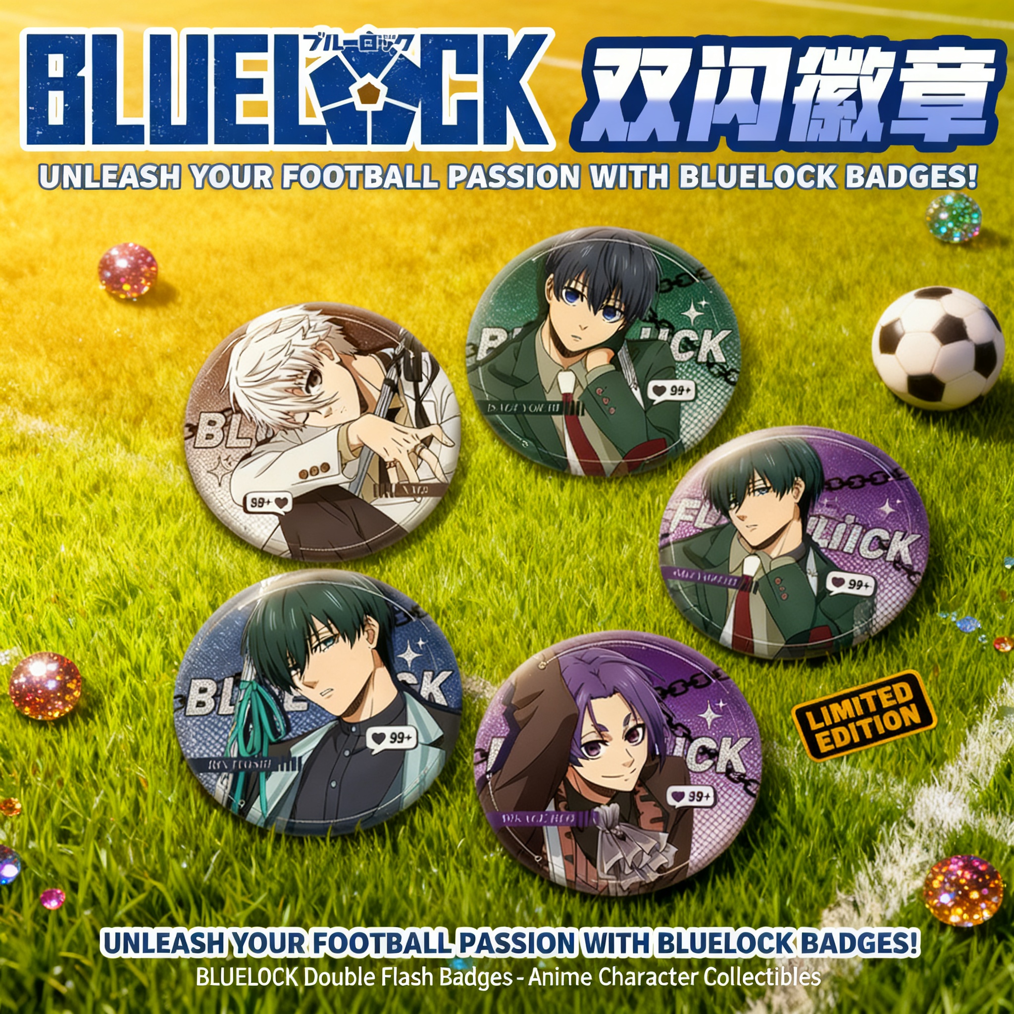 Blue Lock Anime Manga Cosplay  - مراجعة Anime Cosplay Merchandise وسعره