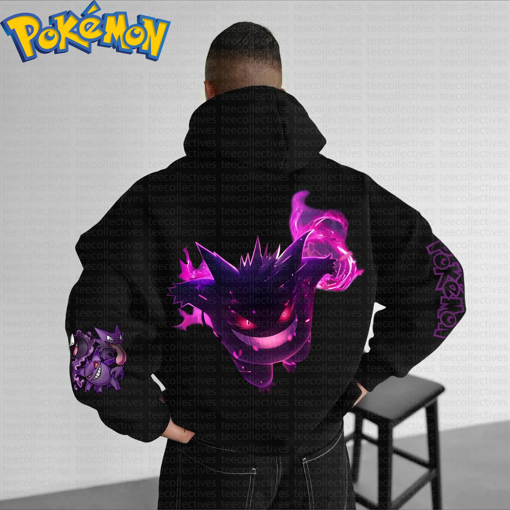 Pokemon Anime Gengar Cotton Ho - مراجعة Anime Merch Hoodie وسعره
